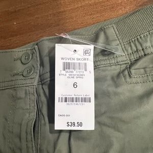 Karen Scott Woven Skort